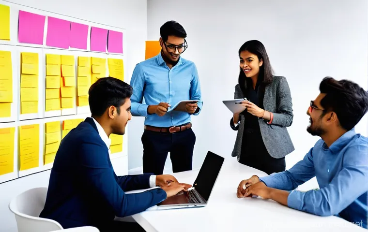 모리셔스 노동 시장 트렌드 - **Prompt:** A diverse team of four hospitality professionals, including a Mauritian head chef in a c...