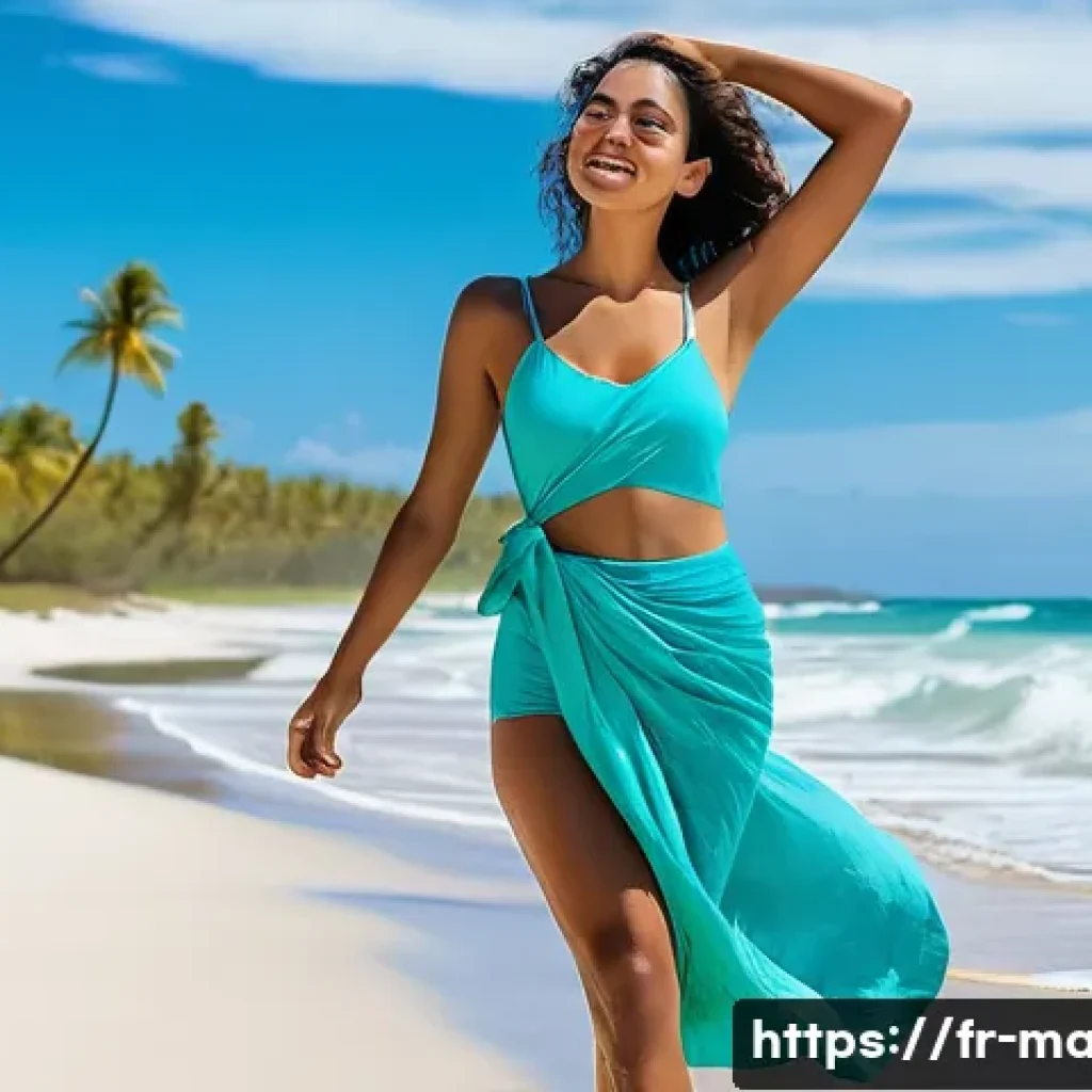 모리셔스 호텔 가격 비교 - **Prompt:** A serene and picturesque scene on a less crowded beach in Mauritius during the shoulder ...